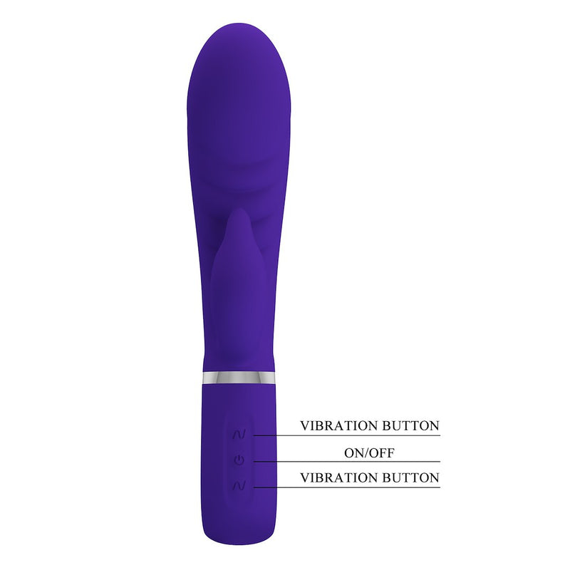 Pretty Love Prescott Rabbit Vibrator Purple