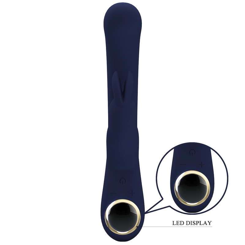 Pretty Love Lamar LED Rabbit Vibrator – Blue