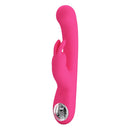 Pretty Love Lamar LED Rabbit Vibrator Pink