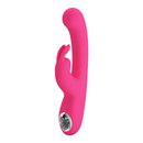 Pretty Love Lamar LED Rabbit Vibrator Pink