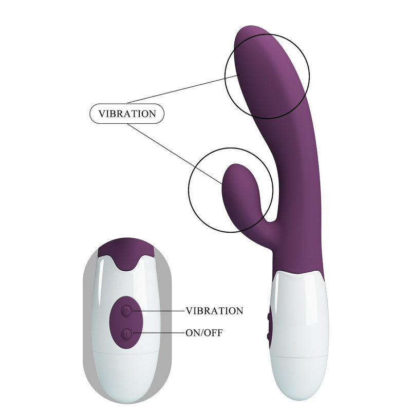 Alvis Rabbit Vibrator – Purple