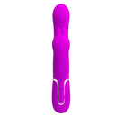 Pretty Love Cammy Triple Pleasure Vibrator with Anal Beads (Fuchsia)