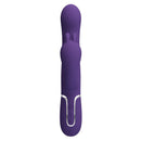 Pretty Love Cammy Triple Pleasure Vibrator with Anal Beads Purple