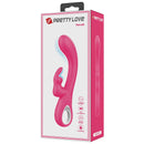 Pretty Love Novak Rabbit Silicone Vibrator – Pink