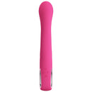 Pretty Love Novak Rabbit Silicone Vibrator – Pink