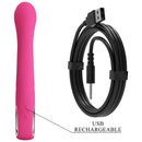 Pretty Love Novak Rabbit Silicone Vibrator – Pink