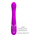 Pretty Love Shania External Sensations Thumping Vibrator – Purple