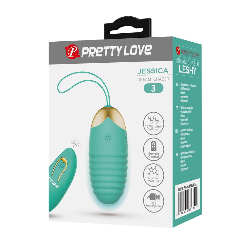 Pretty Love Jessica Dream Chaser Remote Control Egg Vibrator