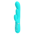 Pretty Love Shania External Sensations Thumping Vibrator – Turquoise