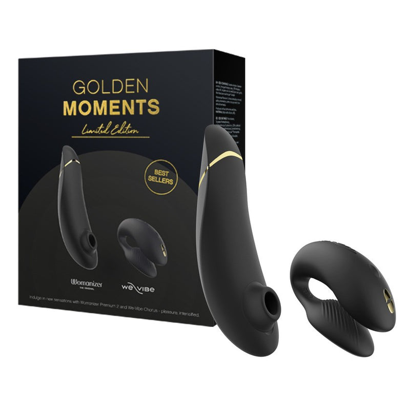 We-Vibe Chorus / Womanizer Premium 2 Golden Moments Black/Gold