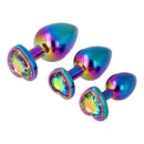 Pick&Love Rainbow Crystal Butt Plug Set