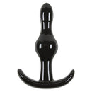 Small Soft Anal Single Bead Butt Plug BLACK 8 cm