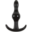 Small Soft Anal Single Bead Butt Plug BLACK 8 cm