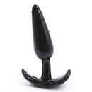 Naughty Toys Small Jelly Soft T-Type Black Plug 10 CM