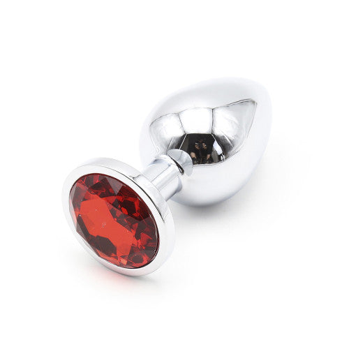 MEDIUM Deep RED Butt Plug Naughty Toys 8 cm
