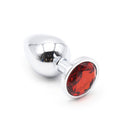 MEDIUM Deep RED Butt Plug Naughty Toys 8 cm