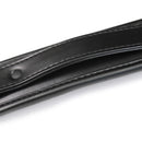 Bdsm Black foam padded Leather Neck Metal Chain Leash