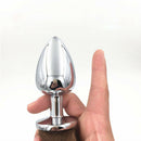 Authentic Fox fur Tail with metal butt plug MEDIUM