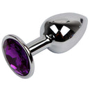 LARGE Mystery PURPLE Metal Butt Plug Naughty Toys