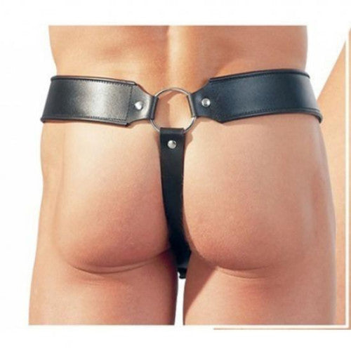 Penis and testicles Lockdown Chastity Belt Thong M-XL