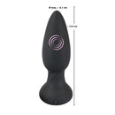 Black Velvets Remote Controlled Vibrating Butt Plug 14cm