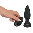 Black Velvets Remote Controlled Vibrating Butt Plug 14cm