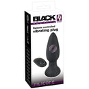 Black Velvets Remote Controlled Vibrating Butt Plug 14cm