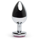 LARGE Heart Base Metal butt plug Pink 9 cm