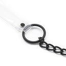 Transparent Collar and Leash 46x5.5cm