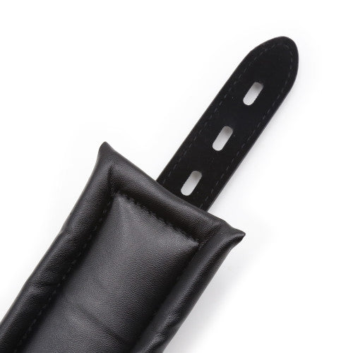 Spreader Bar with Detachable Collar and Cuffs Black