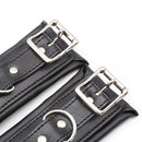 Spreader Bar with Detachable Collar and Cuffs Black