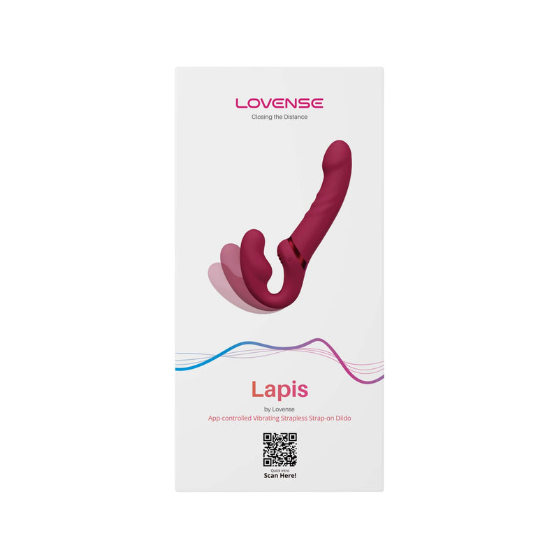 Lovense Lapis Flexible double-ended vibrating strapless strap-on