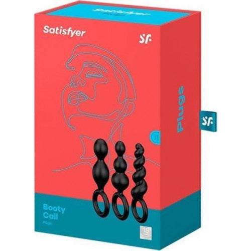Satisfyer Booty Call Plugs Black (Set of 3)