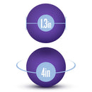 Luxe Double O Kegel Balls 40 grams Purple