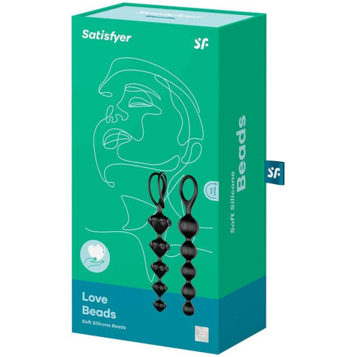 Satisfyer Love Beads Black (set of 2)