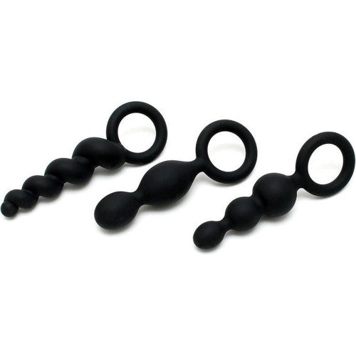 Satisfyer Booty Call Plugs Black (Set of 3)