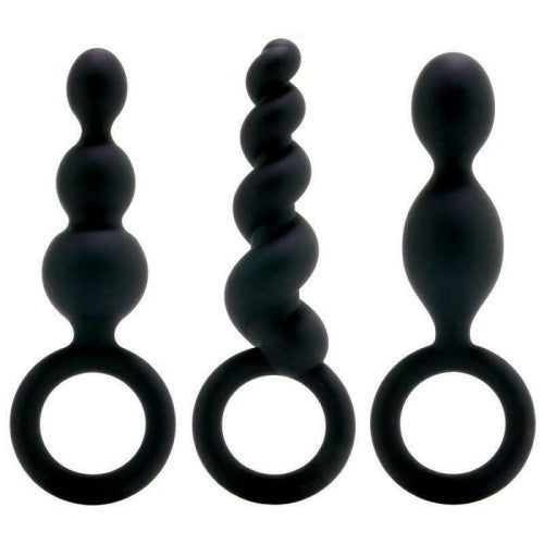 Satisfyer Booty Call Plugs Black (Set of 3)
