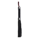 Bondage Spanking Nubuck leather flogger Black 38 cm