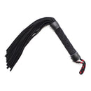 Bondage Spanking Nubuck leather flogger Black 38 cm