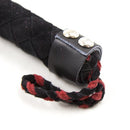 Bondage Spanking Nubuck leather flogger Black 38 cm