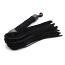 Bondage Spanking Nubuck leather flogger Black 38 cm