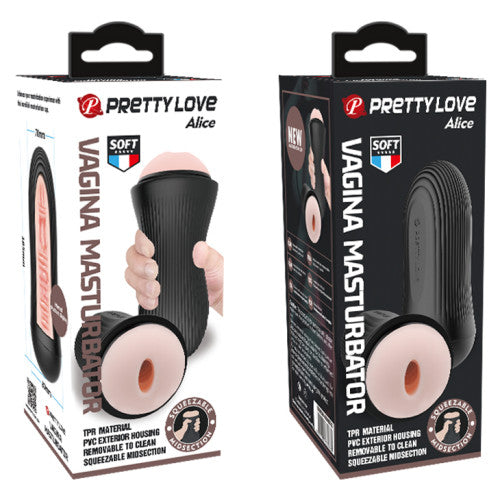 Pretty Love Alice Squeezable Pussy masturbator in cup 21 cm