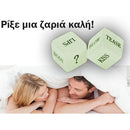 Glow in the Dark Dice couple's table sex game