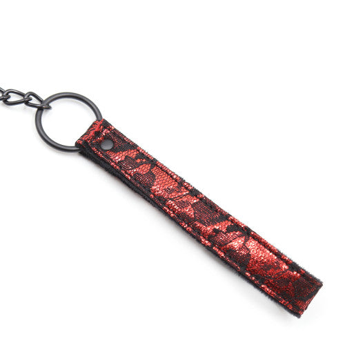 Naughty Toys Red Collar with Black Leash