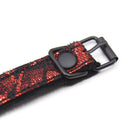 Black Ball Gag with Lacy Strap