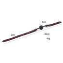 Black Ball Gag with Lacy Strap