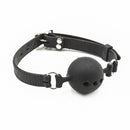 Naughty Toys Breathable Ball gag SMALL BLACK Ø 3.5 cm