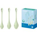 Satisfyer Yoni Power 2 Kegel Balls LIGHT GREEN 3-PIECE SET