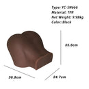 Large Realistic Pussy & Ass Masturbator Double Hole Black 10 Kg