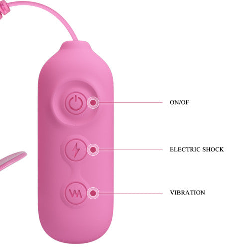 Pretty Love Romantic Wave II Estim & Vibrating Nipple Clip
